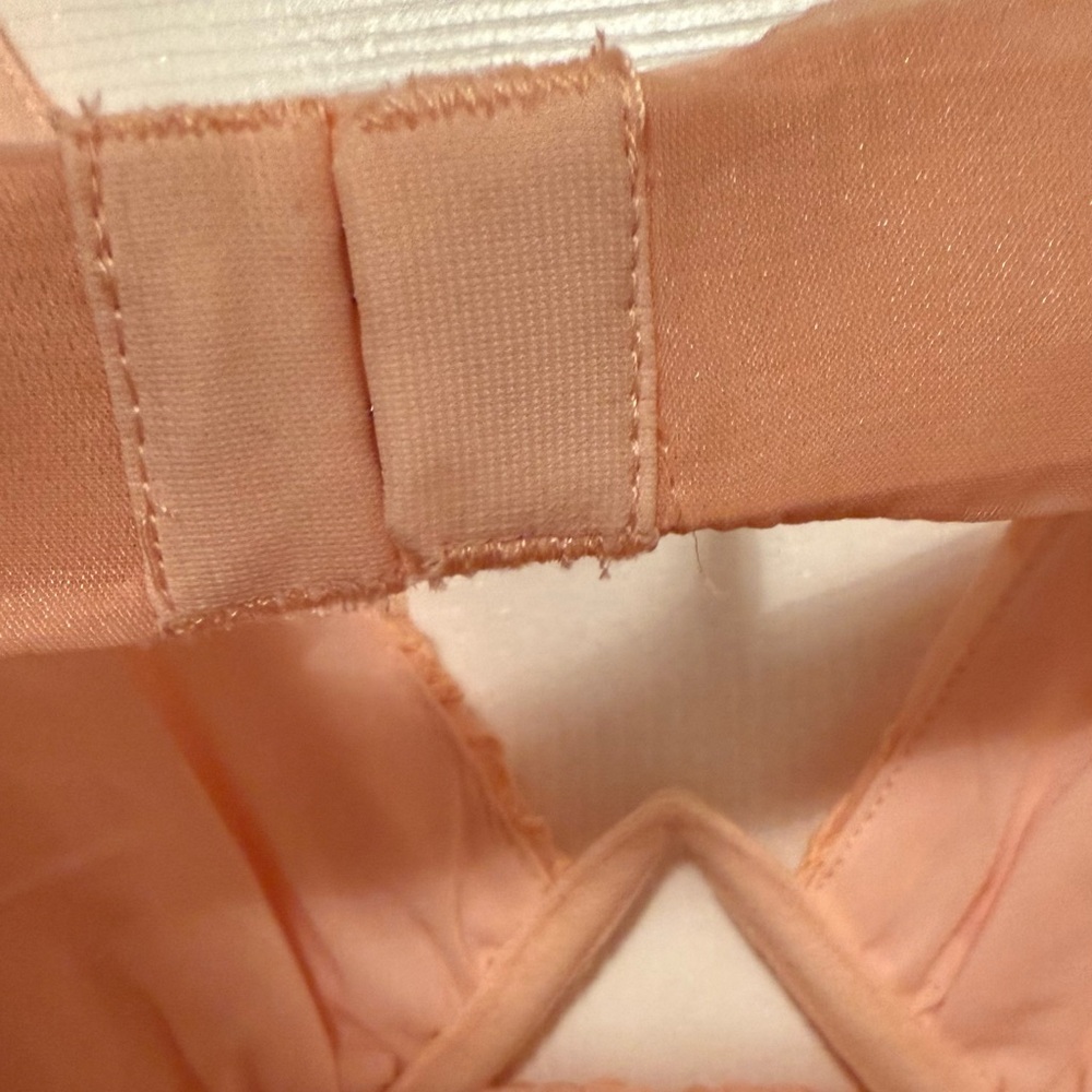 NWT For Love & Lemons Peach Eyelet Sundress XL - Picture 5 of 11